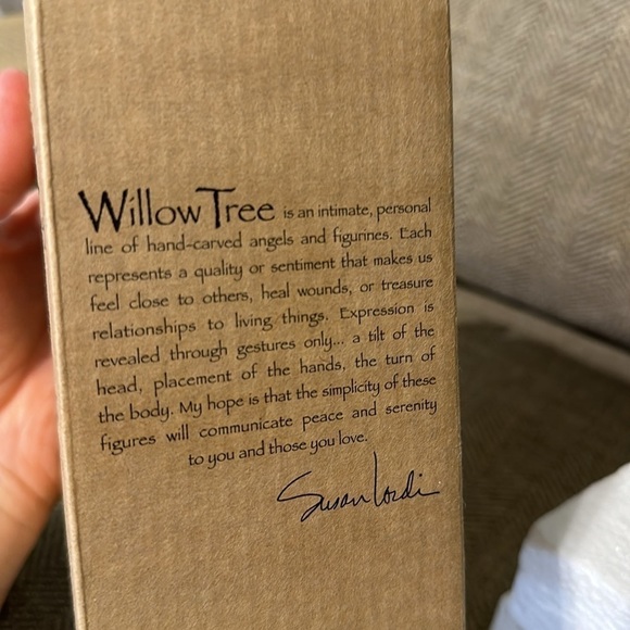 NWT willow tree angel of light figure hand painted figurine home demdaco 1999 - Picture 7 of 8